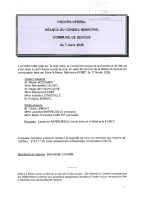 CR du CM du 07 03 2026